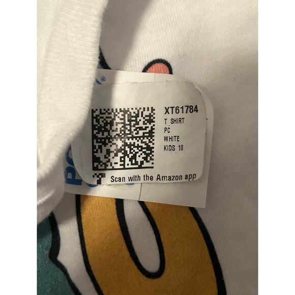 NWOT Port and Company Kid's Groovy Big Bro White Tee Shirt Size Medium (10) - Picture 5 of 6